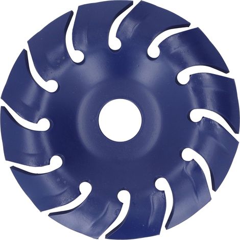 Meuleuse disque acier manganèse bleu foncé 23mm bois découpe gravure polissage (1/5)