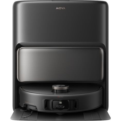 MOVA V50 Ultra Nero – Robot aspirapolvere lavapavimenti 24000 Pa, svuotamento automatico, lavaggio termico DuoSolution™, nero