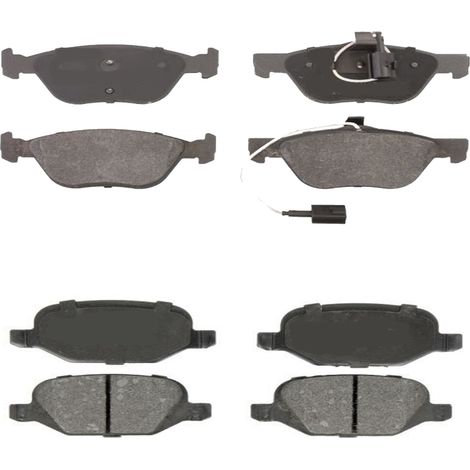 KIT PASTIGLIE FRENO ANTERIORI E POSTERIORI compatibile con Alfa Romeo GT / PASTIGLIE FRENANTI AUTO OEM FDB1299FDB1052,FDB1349 / SOSTITUZIONE DIRETTA / BASSA POLVERE / SILENZIOSO