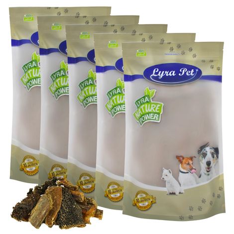 "translations":["text":"5 kg de tripe de bœuf Lyra Pet® (petits morceaux)","detectedsourcelanguage":"DE","taghandlingversion":"v1