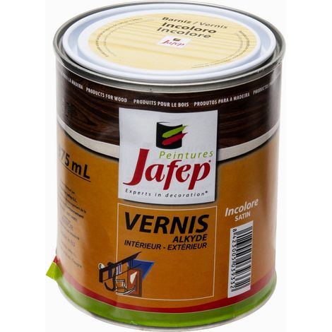 Vernis synthétique satiné incolore 375 ml