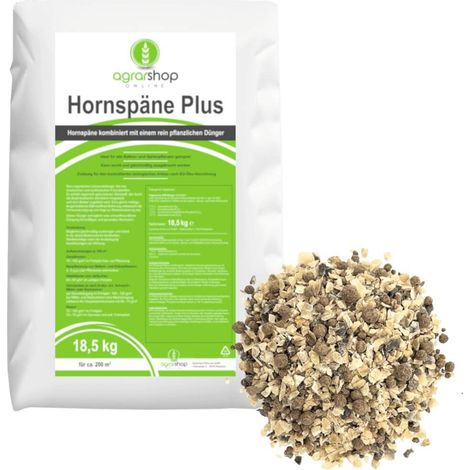 Agrarshop Hornspäne Plus 18,5 kg Universaldünger Gemüsedünger Blumendünger (1/5)
