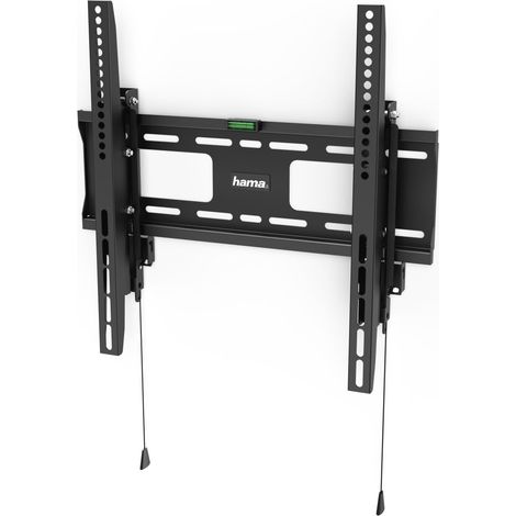 Support Mural TV Dispositif Antivol (TV 32" à 65", 81 à 165cm 50Kg Max, Idéal espaces publics, Compatible VESA, Chevilles Fischer founis, Système Easy Fix) Noir (1/5)