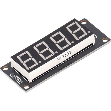 Module d'affichage numérique à segments LED 4 bits 7 segments, module d'horloge PCB 0,56 pouce MRA172E jaune (lot de 4) (1/5)