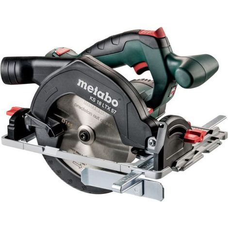 Scie circulaire sans fil 18V – Profondeur de coupe 57mm – Lame Ø 165mm – Moteur Brushless – Pour bois dur et métal – metaBOX incluse (1/10)