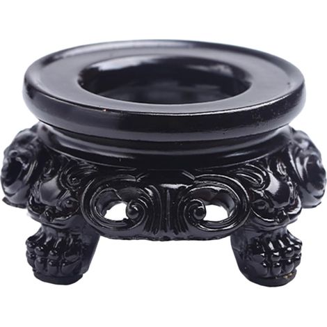Socle rond creux en résine pour support de boule cristal, style (1/5)