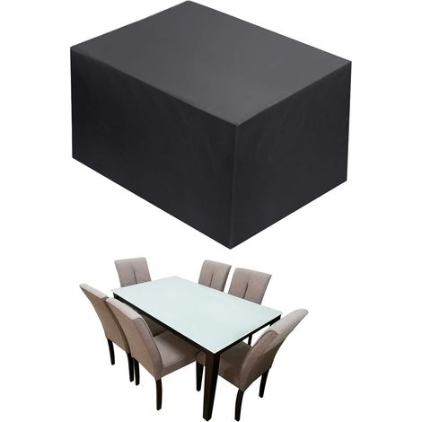 Garden furniture cover, waterproof tarpaulin, full cover, tarpaulin, robust and durable outdoor cover (125  125  75 cm) (1/5)