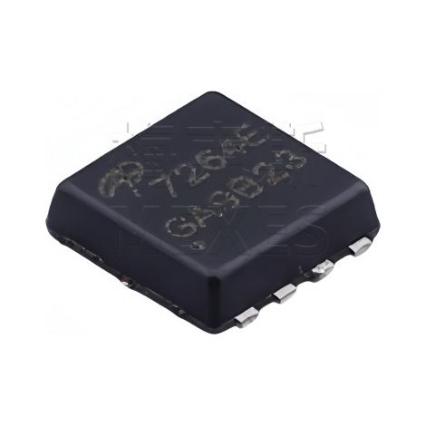 AOS AON7264E, screen-printed 7264E, DFN-8 package, N-channel MOSFET chip, 60 V, 28 A, electronic component, 5 units.