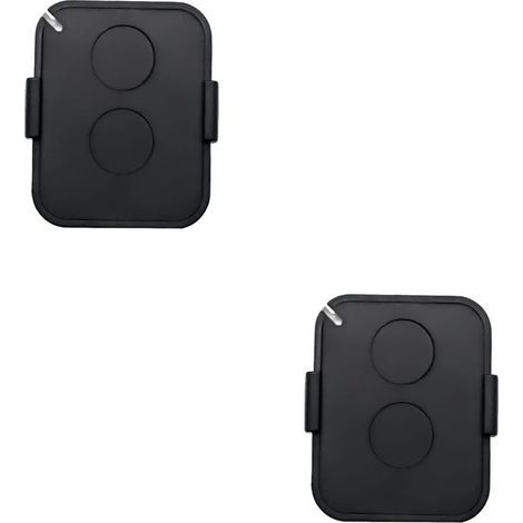 Set di 2 telecomandi, 2 canali, telecomando per cancello a 433 MHz con codice rolling sicuro, compatibile con ricevitori automatizzati. (1/5)
