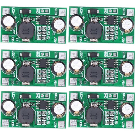 Lot de 6 modules régulateur LED 700mA courant constant 3W/2W gradation PWM entrée DC 5-35V (1/5)