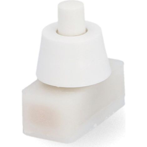 Einbau-Druckschalter 1p 250V 1A weiß Lampenzubehör (1/4)