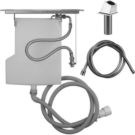 Racor de manguera Gessi Securflex, Eleganza, para banco de