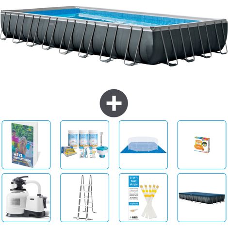 Ultra XTR Pool Rechteckig - 975x488x132 cm - 9-teilig S548
