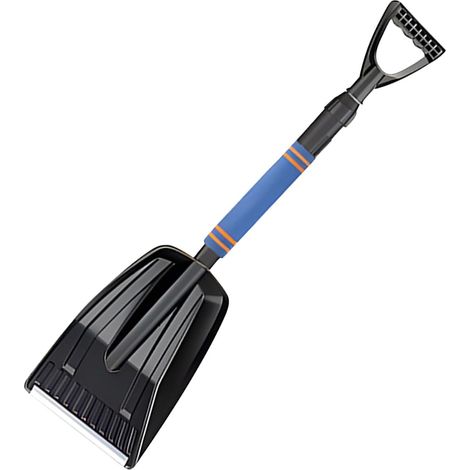 Ice scraper for car windshields, 70 cm, extendable snow removal tool, detachable ice scraper, for winter, car, truck, vehicle, window, exterior cleaning, frost (1/5)