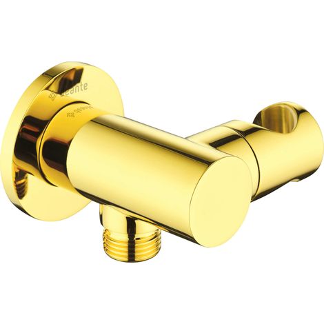 Deante Cascada Eckanschluss in Gold für Dusche (1/2)