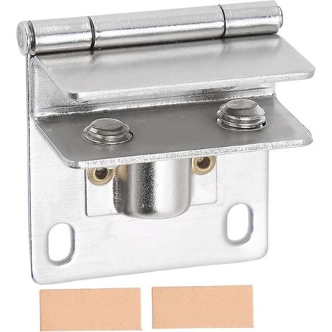 Support de fixation pour porte en verre sans perçage, charnière en acier inoxydable, clip unilatéral