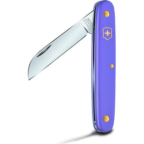 Victorinox Coltello da giardino viola lama 55 mm pratico
