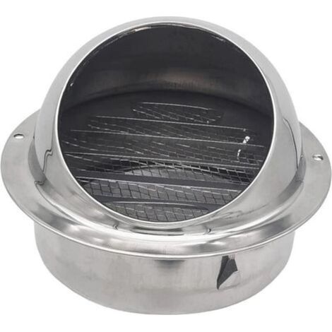 Grille d'extraction en acier inoxydable de 100 mm pour systèmes de ventilation (100 mm) (1/5)