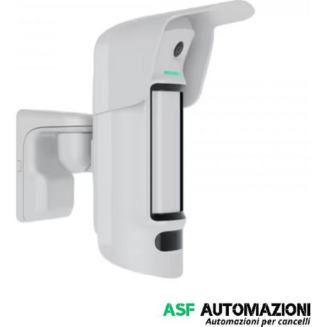 AJAX MotionCam Outdoor HighMount PIR+Microonda Sensore per Esterno con Foto-Verifica HDR Antisabotaggio – 991642.82.WH1