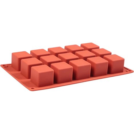 Moule en silicone pour portion individuelle CARRÉ 35 mm (1/4)
