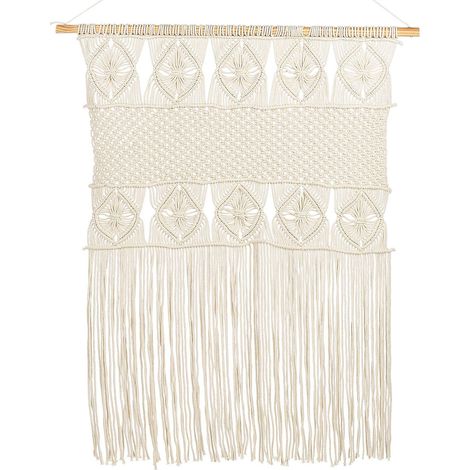 Wandbehang LAHRI Baumwolle 118 cm Beige