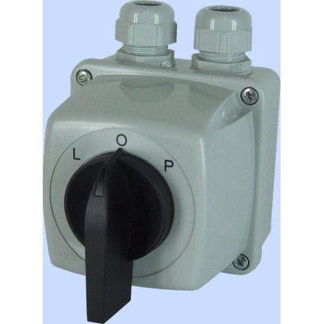 elektromet L-0-P Drehschalter gelb 3P 25A IP44