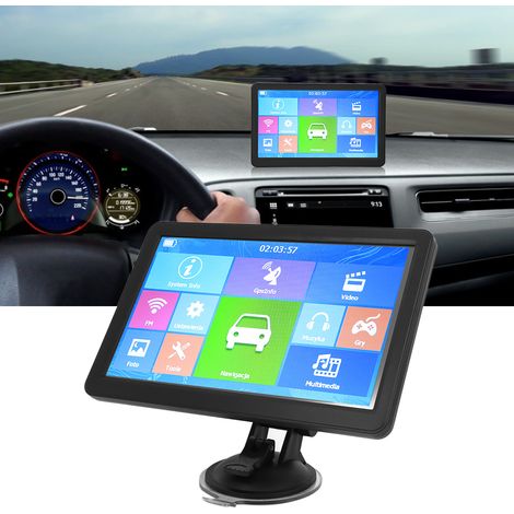 Système de navigation GPS universel 9 pouces avec écran tactile capacitif HD 256 Mo/8G pour voiture, camion et poids lourd (carte européenne) (1/5)