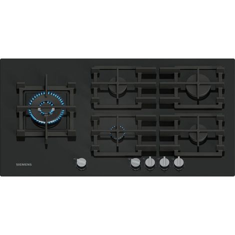 Piano cottura a gas da 90 cm con 5 fuochi, 11500 W - EP9A6MI40 - Siemens