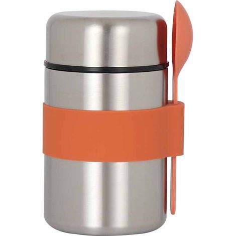 Lunchbox aus Edelstahl 304, doppelwandige Suppenschüssel, isolierter Porridgebecher, tragbarer Kochtopf, Thermobecher fürs Frühstück (1/5)