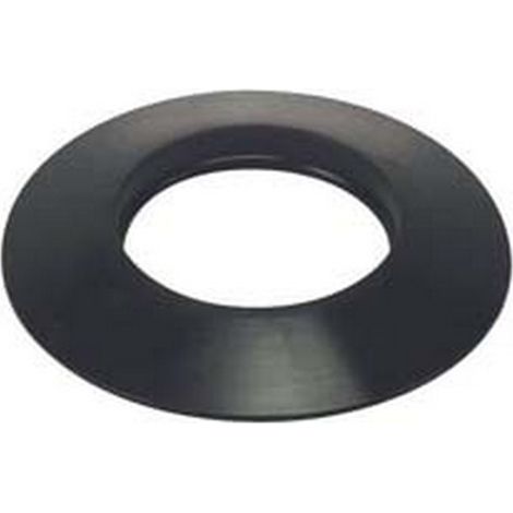 1PZ ANELLO PER STUFE A PELLET NERO OPACO IN SILICONE MM.1,2 - cm.10