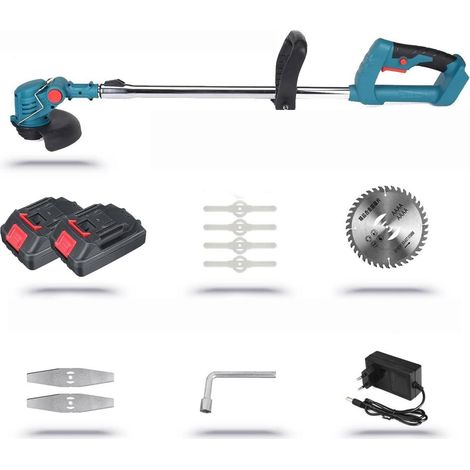 Tondeuse à Gazon électrique Taille-haie sans Fil 2X Batteries Outil de Jardin Portable réglable (Color : 2X Battery, Size : Small) (1/5)