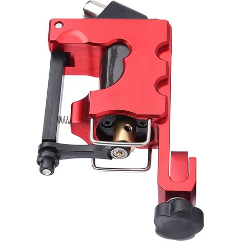 Machine à tatouer rotative en alliage, moteur puissant, machine à tatouer de type pistolet, dessin de lignes, ombrage, coloration, outils de maquillage permanent, rouge. (1/5)