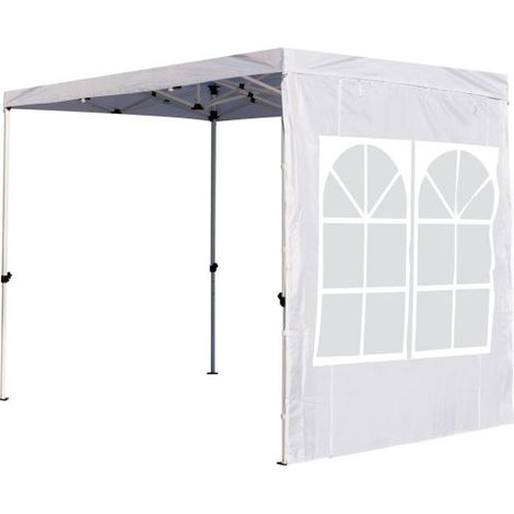 Laterales Individuales Carpas Plegables - Lateral con Ventana Inglesa 2 Metros Master - Blanco