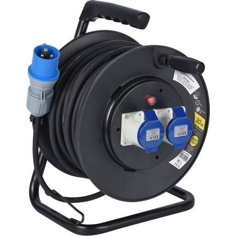 AVVOLGICAVO  30 M  2 PRESE CE220V CAVO 3X1,5