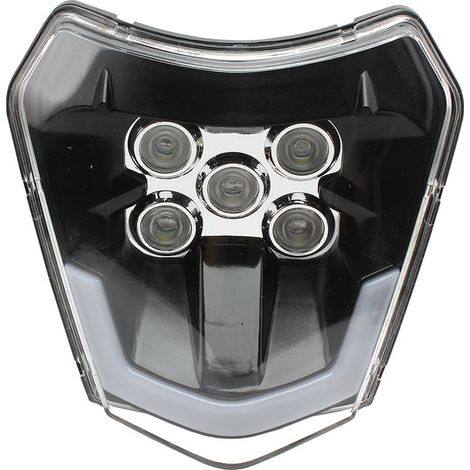 Placa frontal de faro LED para motocicleta KTM EXC 300 XC XCF XCW XCFW SX SXF SXS 125 (1/3)