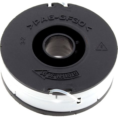 Bobine de fil adaptable pour coupe-bordure – Compatible avec modèles Florabest, Einhell, Gardena – Diamètre 1.6mm – 15m de longueur – Trimma