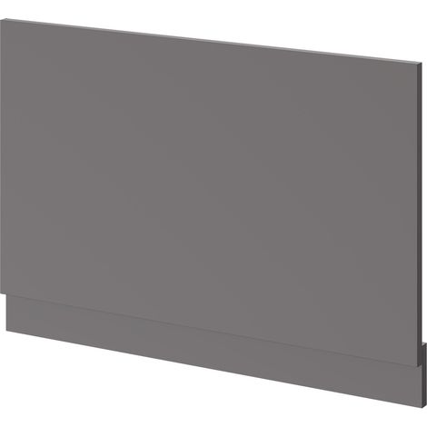 Gloss Grey MDF 800mm End Bath Panel - 800mm - (1/4)