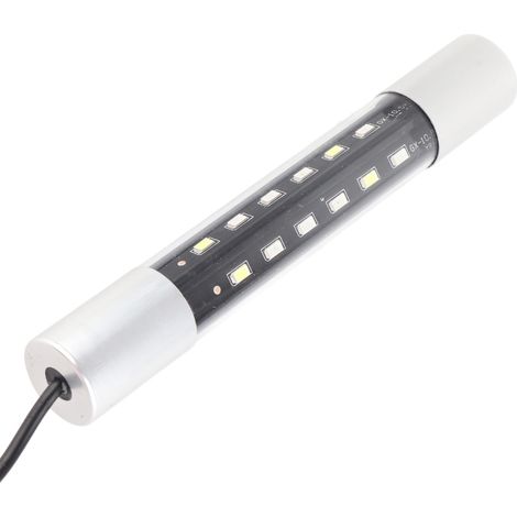 Lampe LED pour aquarium, 3 modes de couleur, étanche, 2 rangées de LED, pour poissons d'ornement. (1/5)