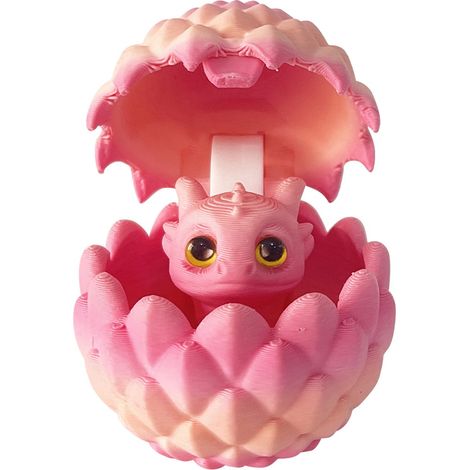 Dragon Egg - Figurine Fantaisie Articulée - Décoration Bureau - Jouet Éducatif Enfant - Modèle de Collection - 1 Pièce (1/2)