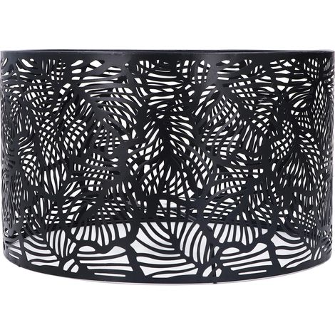 Abat-jour Noir Moderne Style Simple Décoration Maison pour Ampoules E14 E27 (1/5)