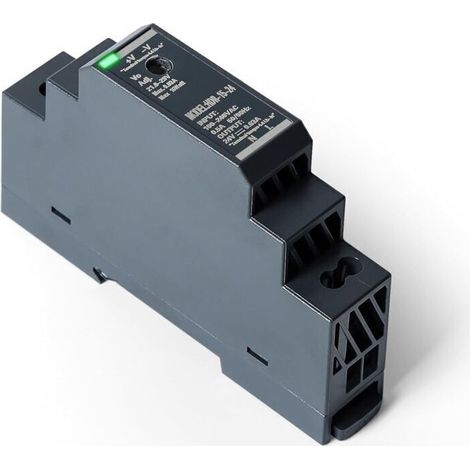 Alimentation sur Rail Din, Bloc d'alimentation rail DIN Transformateur 24V 15W 0.63A, Alimentation pour Rail DIN(HDR-15W-24V0.63A) (1/4)