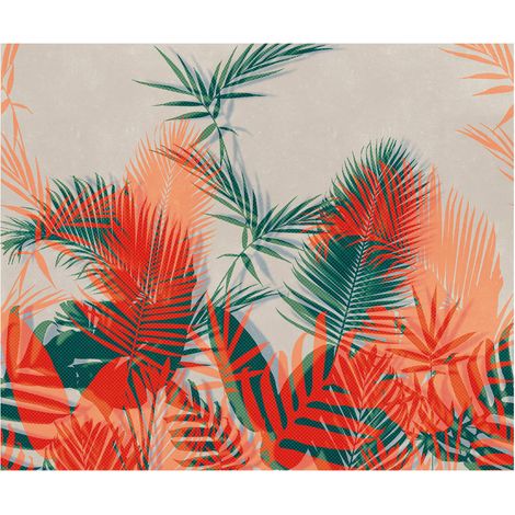 Komar Wandtapete - Tropical Trip - 250 x 300 cm - Vlies Digitaldruck - Mediterran (1/5)