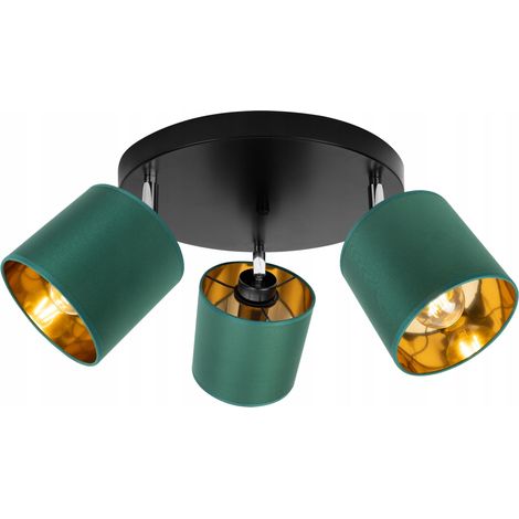 DECKENLAMPE HÄNGELAMPE KRONLEUCHTER GOLDEN LED PLAFON (1/5)