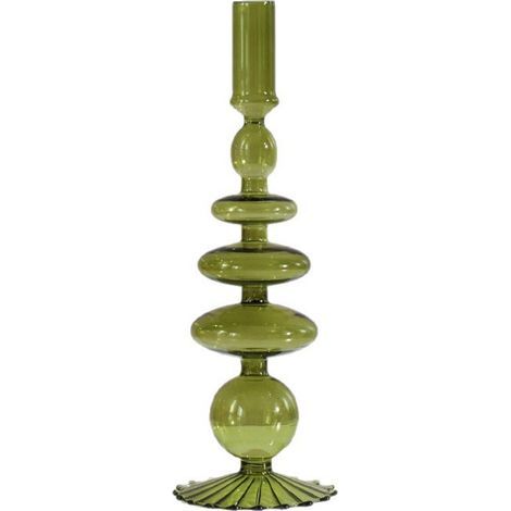 Liquidation Ensemble de vases, décorations de Noël, bougeoir en verre, style artiste, créatif, vintage, en verre coloré, pour table de mariage (1/5)