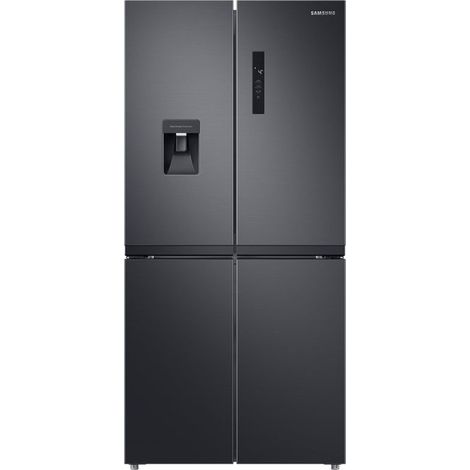Frigorifero in stile americano, 83,3 cm, 488 l, ventilato, nero opaco - RF48A401EB4 - Samsung (1/2)