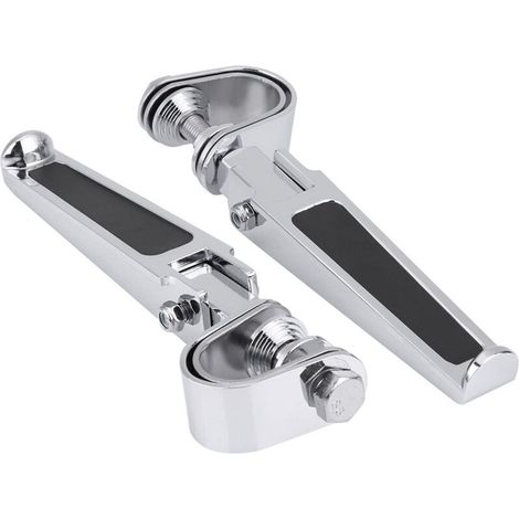 Jeffergarden Repose-pieds, 2 pièces en alliage d'aluminium antirouille avec fixations pour protection moteur, pour le remontage de motos (1/5)