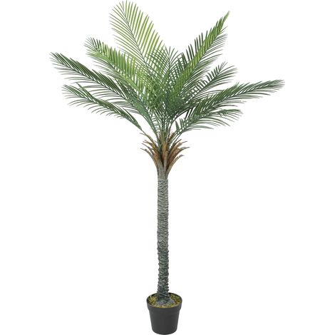 Plante artificielle, arbre décoratif d'intérieur, design à faible entretien, vert armée, 80X60X180 cm (1/5)