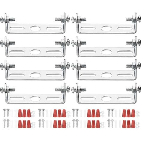 Kit de Support de Fixation Universel pour Luminaire de 60 mm Barres Transversales de Luminaire de Plafond avec Vis pour Luminaire Mural Lustre (1/5)