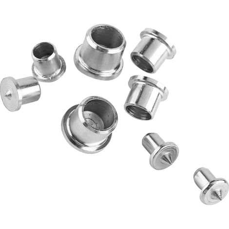Centres de Goupilles de Cheville, Ensemble D'outils de Perçage de Trous, Centres de Chevilles en Bois, Outil D'alignement du Tenon, Marqueur de Points 6mm 8mm 10mm 13mm 8 Pièces (1/5)