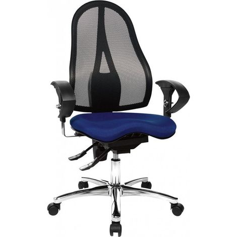 Sedia Da Ufficio Sitness 15 Blu / Nero